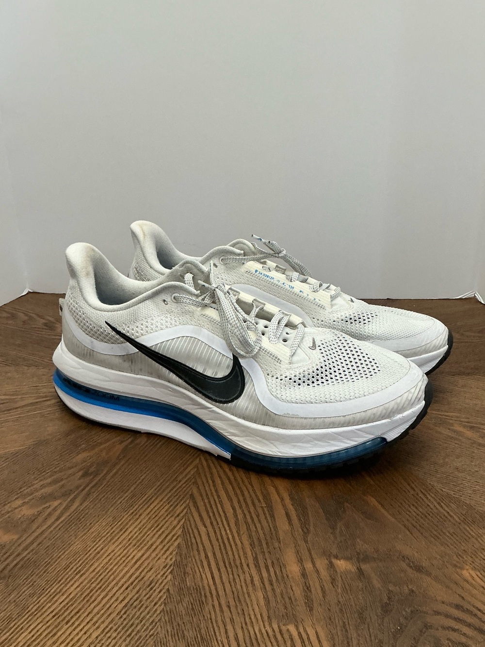 Nike Men’s Pegasus Premium Pure Platinum White/Photo Blue HQ2594-104, Size 14
